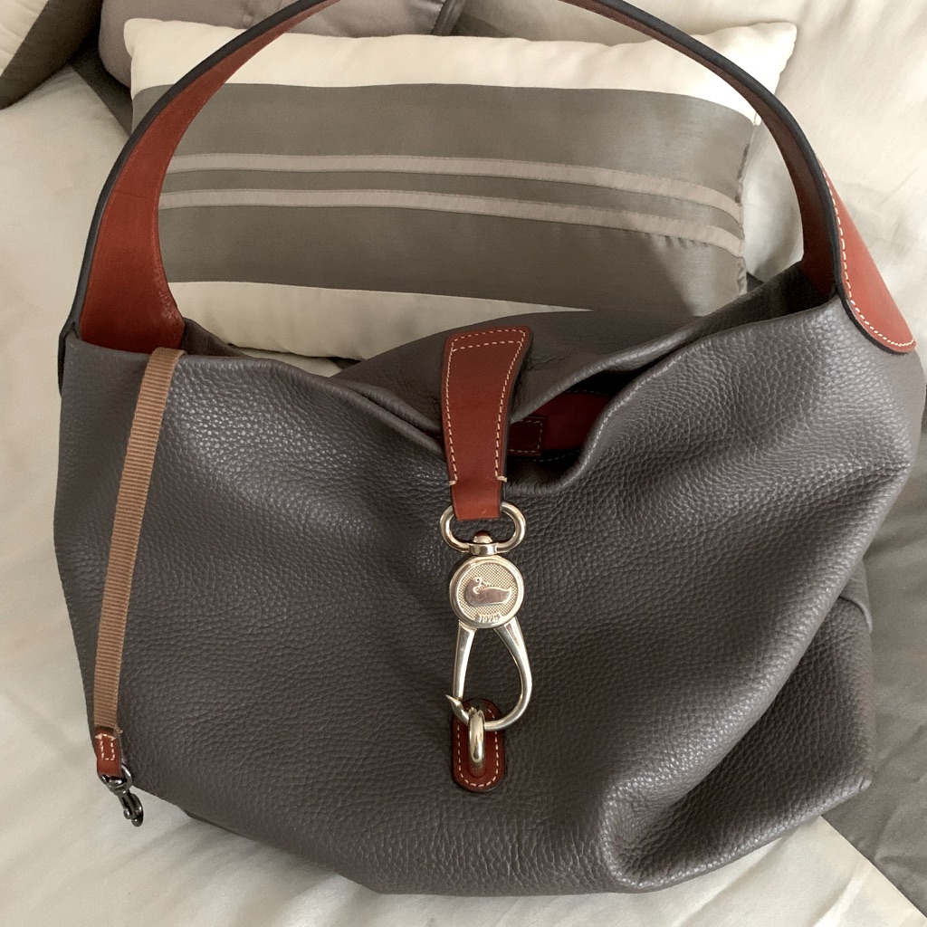 Dooney And Bourke Pebble Leather Satchel